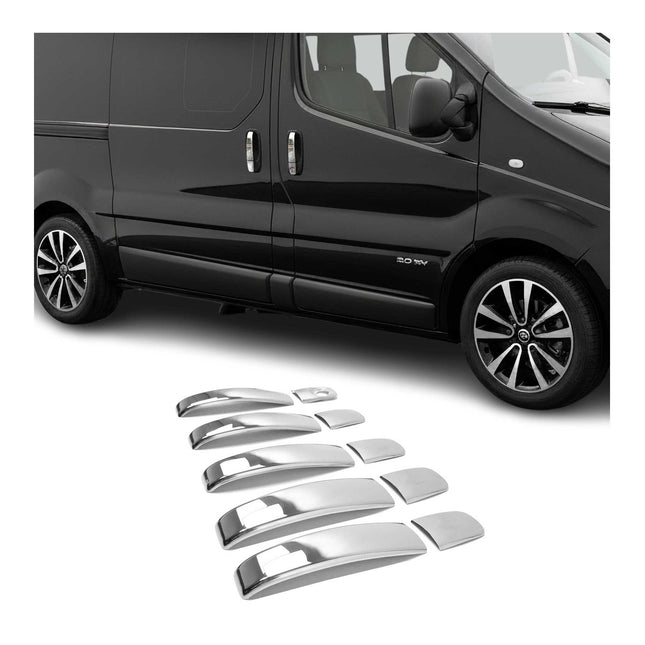 Chrom Türgriff Blende für Nissan Primastar 2001-2014 5Tür Edelstahl 10tlg