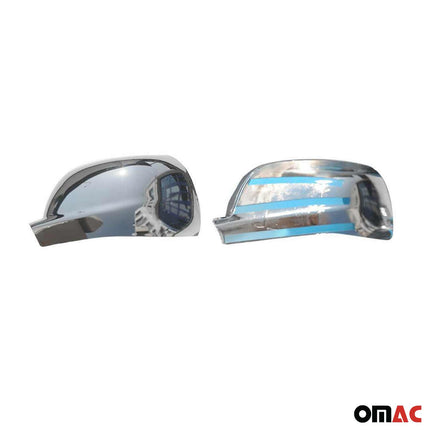 Spiegelkappen Spiegelabdeckung für VW Passat 1996-2005 Chrom ABS Silber 2tlg