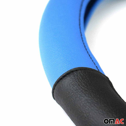 Lenkradbezug Lenkradschoner Lenkrad Abdeckung Blau-Schwarz Ø 38-40 cm