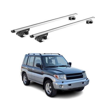 Dachträger für Mitsubishi Pajero Sport 1997-2008 5 tür 90kg Alu Silber 2x ABE