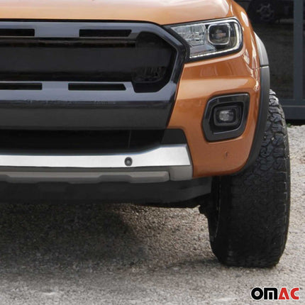 Kühlergrill Leisten Grillleisten für Ford Ranger 2018-2020 Edelstahl Chrom 3tlg