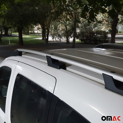 Dachreling + Dachträger für Fiat Fiorino Qubo Nemo Peugeot Bipper 2008-2022 Grau