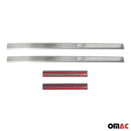 Einstiegsleisten Türschweller für BMW X5 E70 2006-2013 Edelstahl Chrom 4tlg