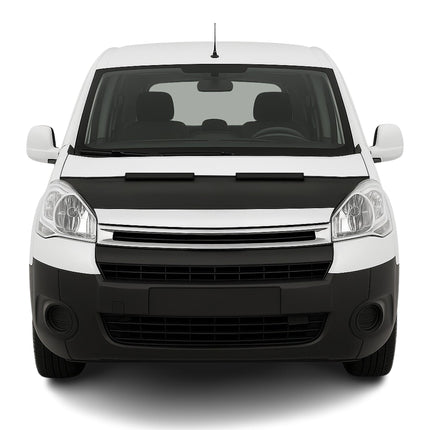 Haubenbra Steinschlagschutz Bonnet Bra für Citroen Berlingo 2008-18 Schwarz Halb