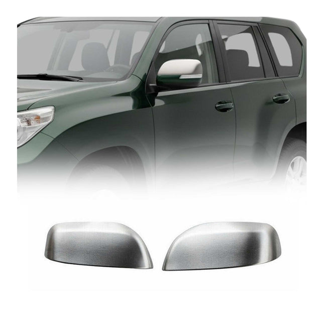 Spiegelkappen für Toyota Land Cruiser Prado J150 2009-2023 Chrom Gebürstet 2x