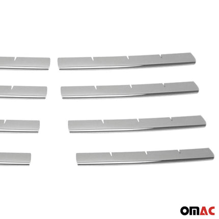 Kühlergrill Leiste Grillleisten für VW Transporter T5 2003-10 Edelstahl Chrom 8x