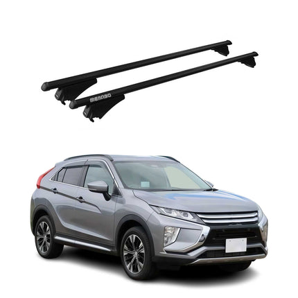 Menabo Dachträger für Mitsubishi Eclipse Cross 2018-2026 75kg Alu Schwarz 2x