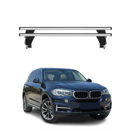 Menabo Dachträger Grundtäger für BMW X5 F15 2013-2018 50kg Alu Silber 2 tlg