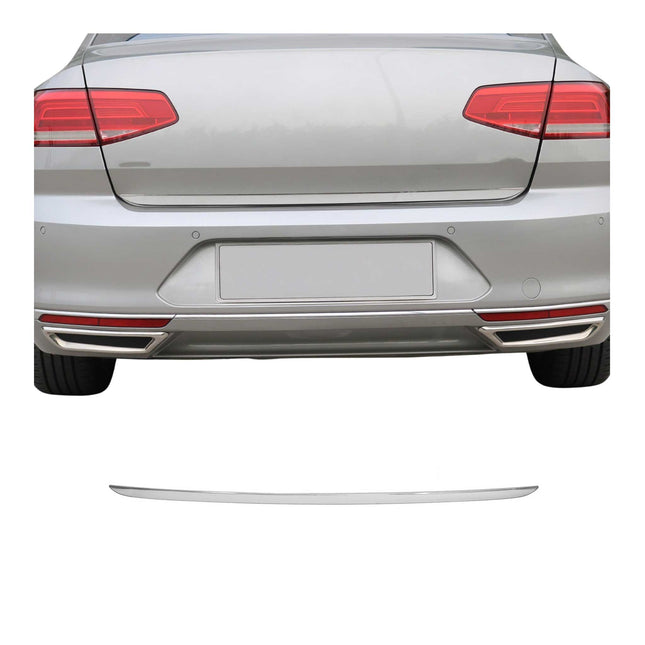 Kofferraumleiste Heckleiste für VW Passat B8 2015-2021 Limo Edelstahl Chrom