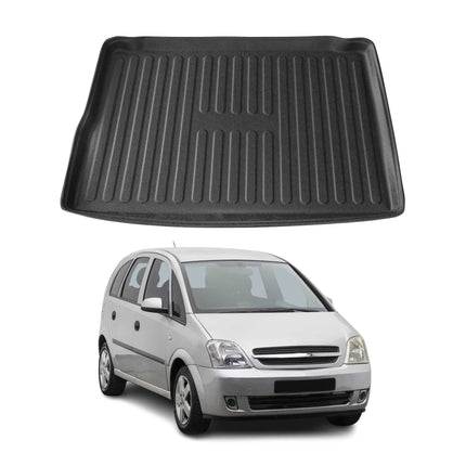 Kofferraumwanne Laderaumwanne für Opel Meriva 2002-2010 Gummi TPE Schwarz