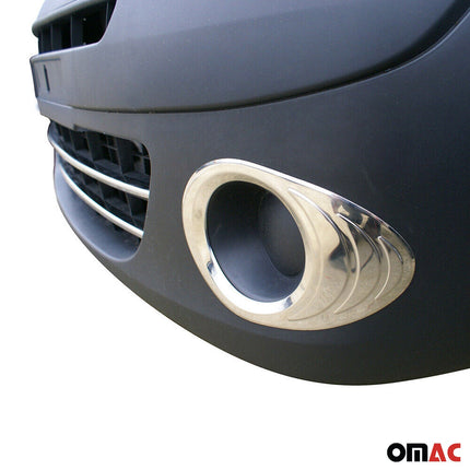 Nebelscheinwerfer Rahmen Chrom für Renault Kangoo 2007-2021 Edelstahl 2x
