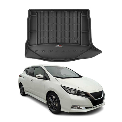 OMAC Gummi Kofferraumwanne für Nissan Leaf 2018-2025 TPE Laderaumwanne Schwarz
