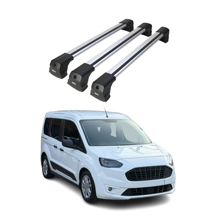 Dachträger Grundtäger für VW ID.Buzz 2022-2026 75kg Aluminium Silber 3 tlg