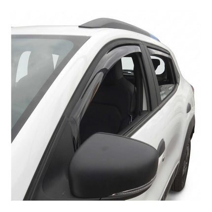 Windabweiser Regenabweiser für Dacia Spring 2021-2026 Dunkel Acryl 4tlg