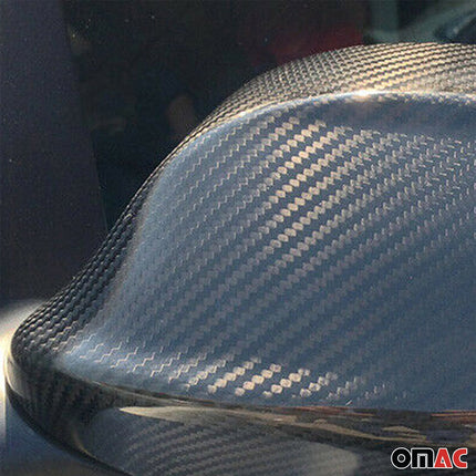 Spiegelkappen Spiegelabdeckung für BMW 3er E90 E91 2005-2013 Echt Carbon Schwarz