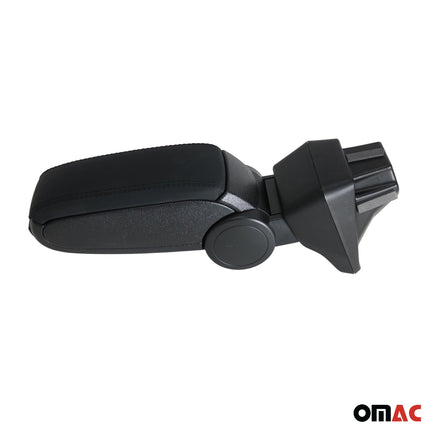 Mittelarmlehne Armlehne für Peugeot 208 / 2008 2019-2026 PU-Leder ABS Schwarz