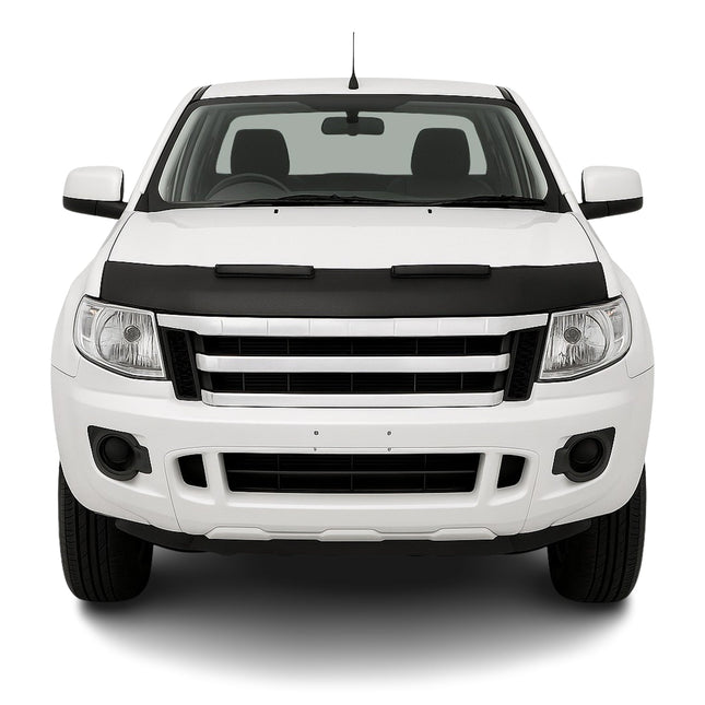Haubenbra Steinschlagschutz Bonnet Bra für Ford Ranger 2009-2012 Schwarz Halb