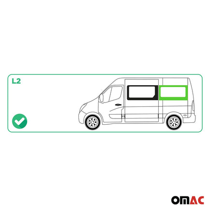 Seitenfenster Schiebefenster für Opel Movano 2010–2021 Hinten Links L2