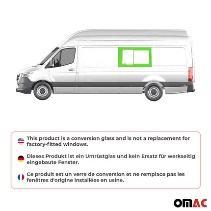 Seitenfenster Schiebefenster für Mercedes Sprinter 2006-2018 Links Auto L3 L4