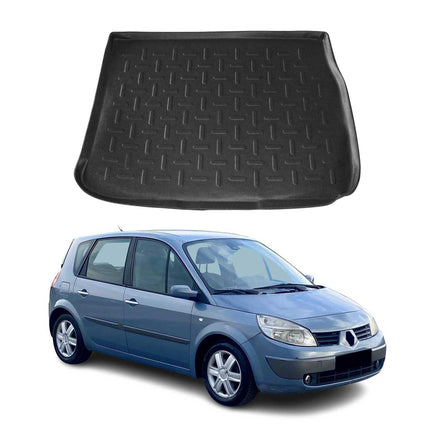 Kofferraumwanne Laderaumwanne für Renault Scenic 2003-2009 Gummi TPE Schwarz