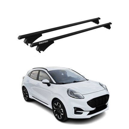 Menabo Dachträger Grundtäger für Ford Puma 2019-2026 75kg Alu Schwarz 2tlg
