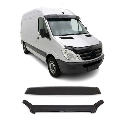 Sonnenblende Motorhaube Deflektor Set für Mercedes Sprinter W906 2006-2013 2tlg