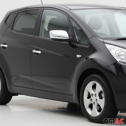 Spiegelkappen Spiegelabdeckung für Kia Venga 2010-2019 Edelstahl Chrom 2tlg