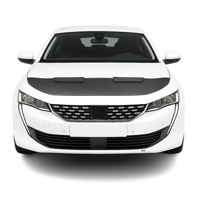 Haubenbra Steinschlagschutz Bonnet Bra für Peugeot 508 2018-2025 Carbon Halb