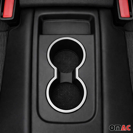 Becherhalter Getränkehalter Rücksitz für Hyundai Veloster 2011-2019 Edelstahl