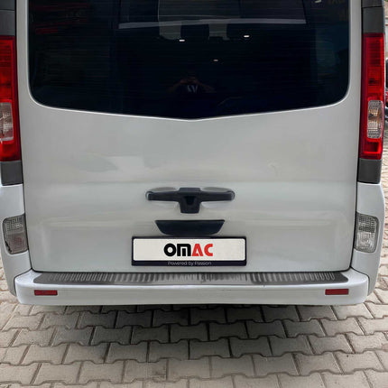 Ladekantenschutz Stoßstange für Opel Vivaro A 2001-2014 Edelstahl Dunkel Chrom