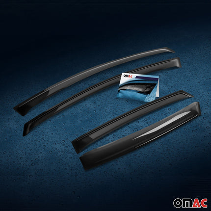 Windabweiser Regenabweiser für Lexus NX 200 2014-2021 Dunkel Acryl 4tlg
