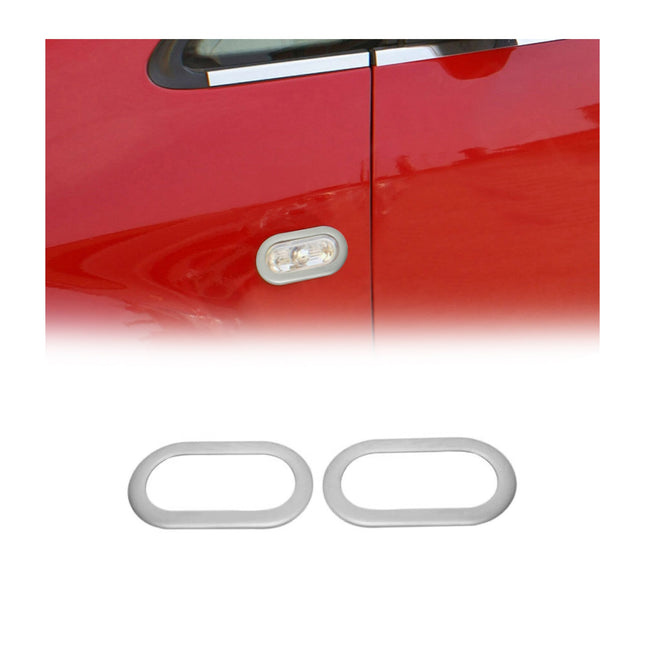 Blinkerrahmen Seitenblinker für VW Sharan Seat Alhambra 1995-2010 Edelstahl 2x