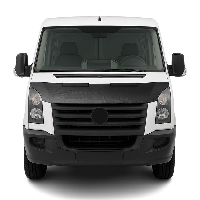 Haubenbra Steinschlagschutz Bonnet Bra für VW Crafter 2006-2017 Carbon Halb
