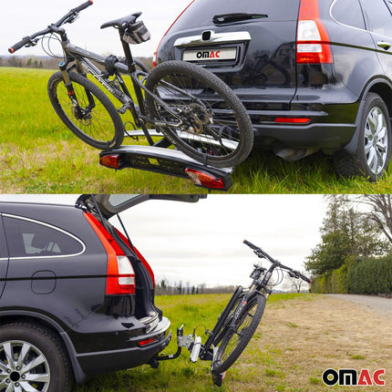 Menabo Fahrradträger Merak Q Anhängerkupplung Heckträger für 2 Fahrräder