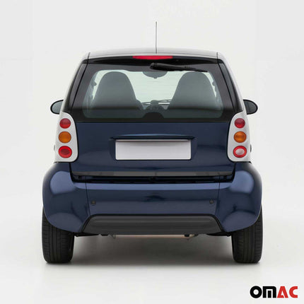 Kofferraumleiste Heckleiste für Smart ForTwo 451 2007-2015 Edelstahl Dunkel