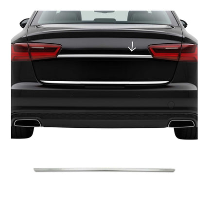 Heckklappe Kofferraumöffner Griff für Audi A6 C7 FL Limo 2015-18 Edelstahl Chrom
