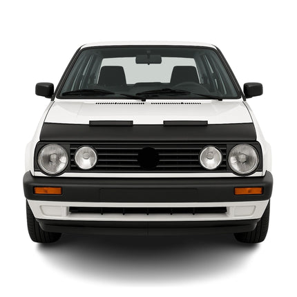 Haubenbra Steinschlagschutz Bonnet Bra für VW Golf 1983-1991 Schwarz Halb