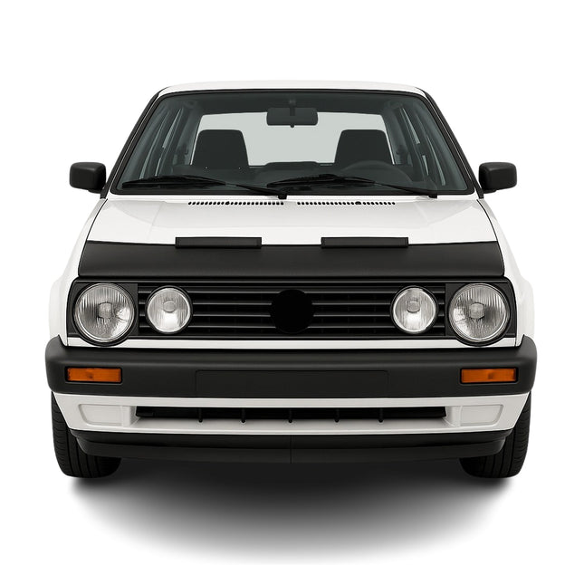 Haubenbra Steinschlagschutz Bonnet Bra für VW Golf 1983-1991 Schwarz Halb