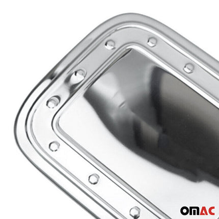 Tankdeckel Blenden Tankverschluss für VW Caddy 2003-2015 Edelstahl Chrom Chrom