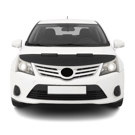 Haubenbra Steinschlagschutz Bonnet Bra für Toyota Avensis 2009-2015 Schwarz Halb