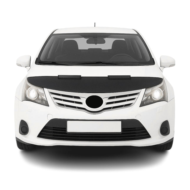Haubenbra Steinschlagschutz Bonnet Bra für Toyota Avensis 2009-2015 Schwarz Halb
