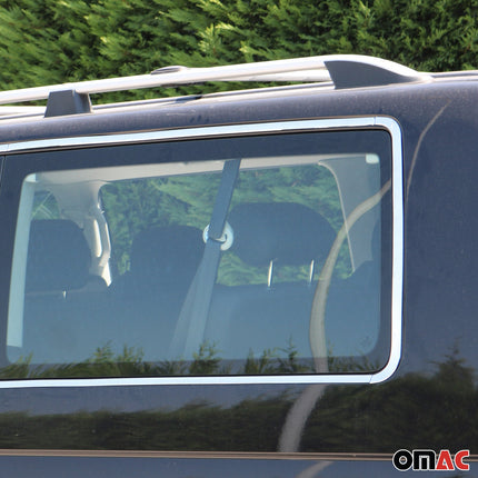 Fensterleisten für VW Transporter T5 2003-2015 Kurzer 2-Schiebetür Chrom 14tlg