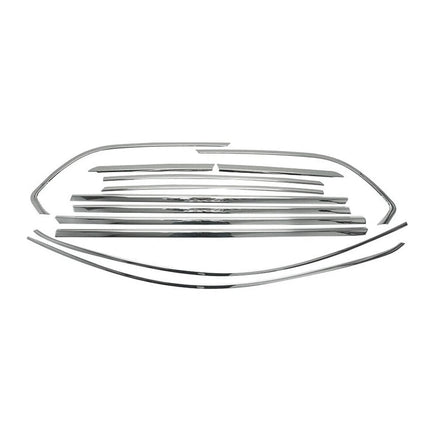 Fensterleisten Zierleisten für Fiat Tipo Kombi 2015-2025 Edelstahl Chrom 12tlg