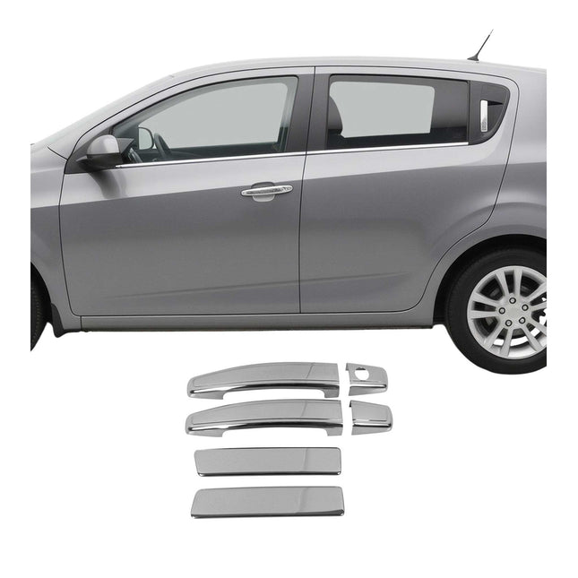Chrom Türgriff Blende für Chevrolet Aveo 2011-2021 4-Tür Edelstahl 6tlg
