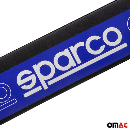 SPARCO Gurtschoner Gurtpolster Sicherheitsgurt Auto Gurtschutz Blau 2x