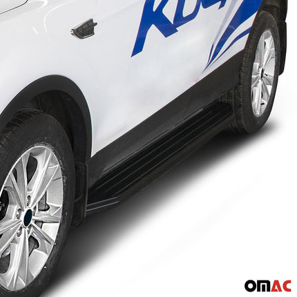Trittbretter Seitenschweller für Ford Kuga II 2012-2019 Aluminium Schwarz ABE 2x