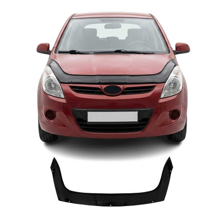 Motorhaube Deflektor Insekten Steinschlagschutz für Hyundai i20 2008-2012 Dunkel