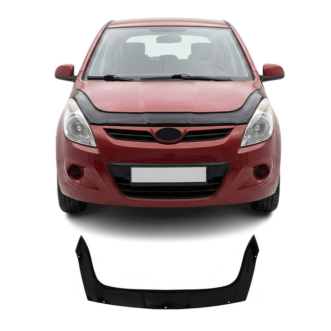 Motorhaube Deflektor Insekten Steinschlagschutz für Hyundai i20 2008-2012 Dunkel