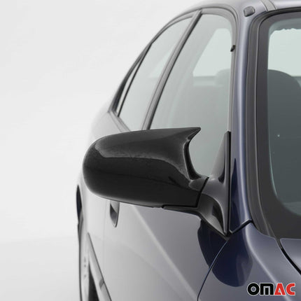 Spiegelkappen Spiegelabdeckung für Honda Civic Schrägheck 1997-1999 ABS Glanz