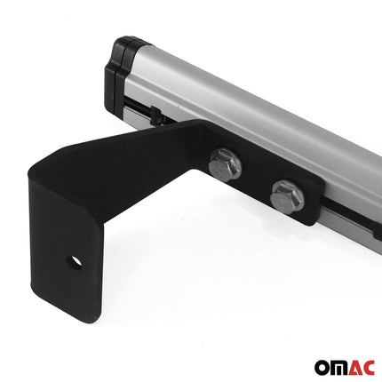 Dachträger Grundtäger für Nissan NV200 2009-2020 75kg Aluminium Silber 3 tlg
